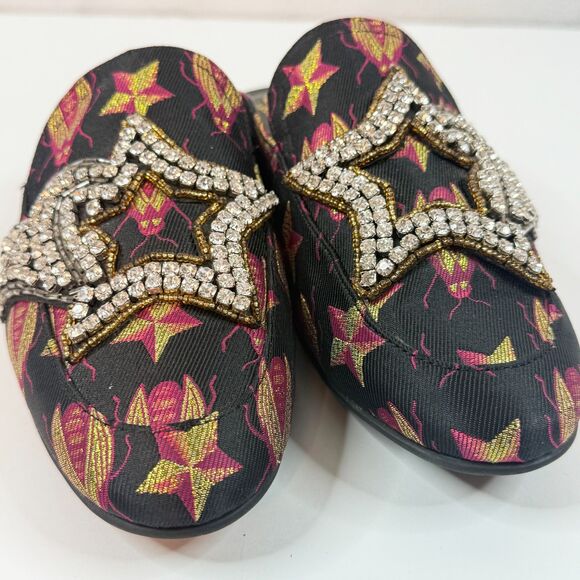 Sam Edelman Circus | Pelham Scarab and Stars Rhinestone Mules Slides | Sz 6.5 - Picture 7 of 7